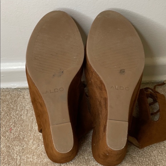 ALDO Brown wedge heels - Picture 2 of 7
